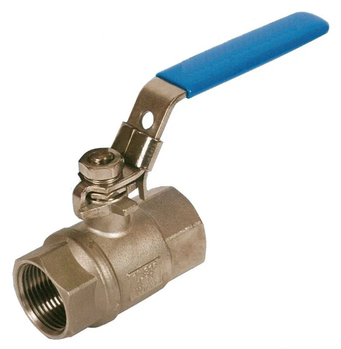SS Ball Valve 2-Piece Lockable